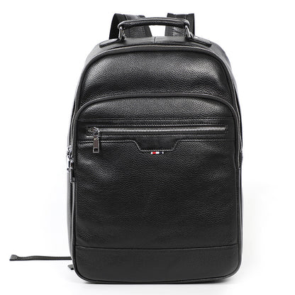 Men's Business Casual Top Layer Cowhide Backpack