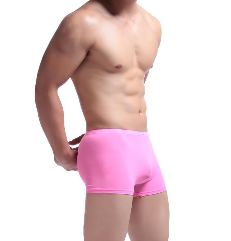 Men's Underwear U Convex Ice Silk Boxer