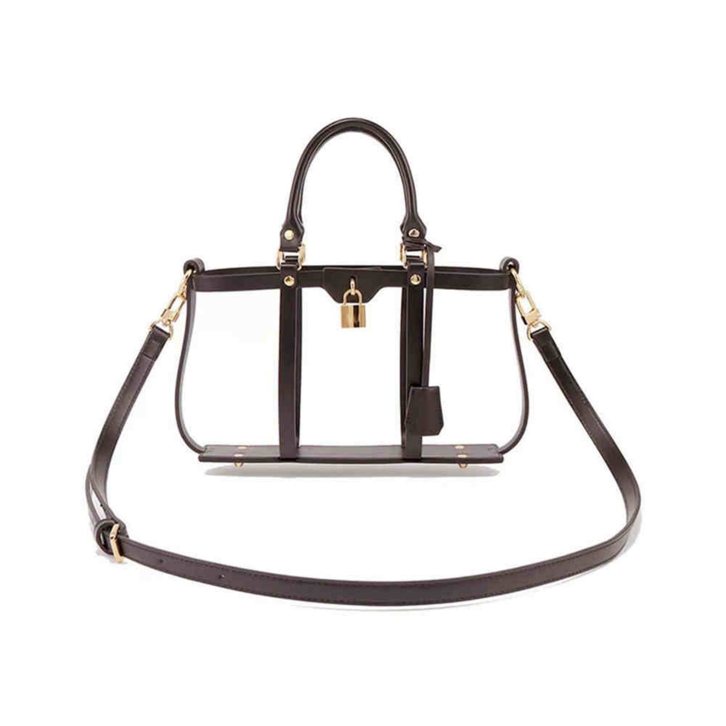 Leather Shell Single Shoulder Crossbody