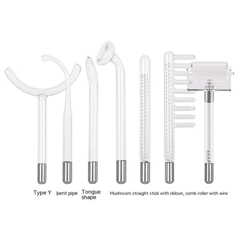 High Wave Electrotherapy Rod Enhanced Version With Screen Display Seven-piece