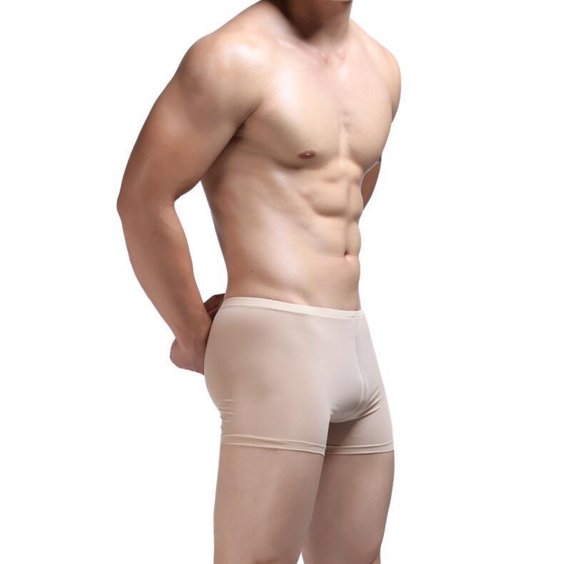 Men's Underwear U Convex Ice Silk Boxer