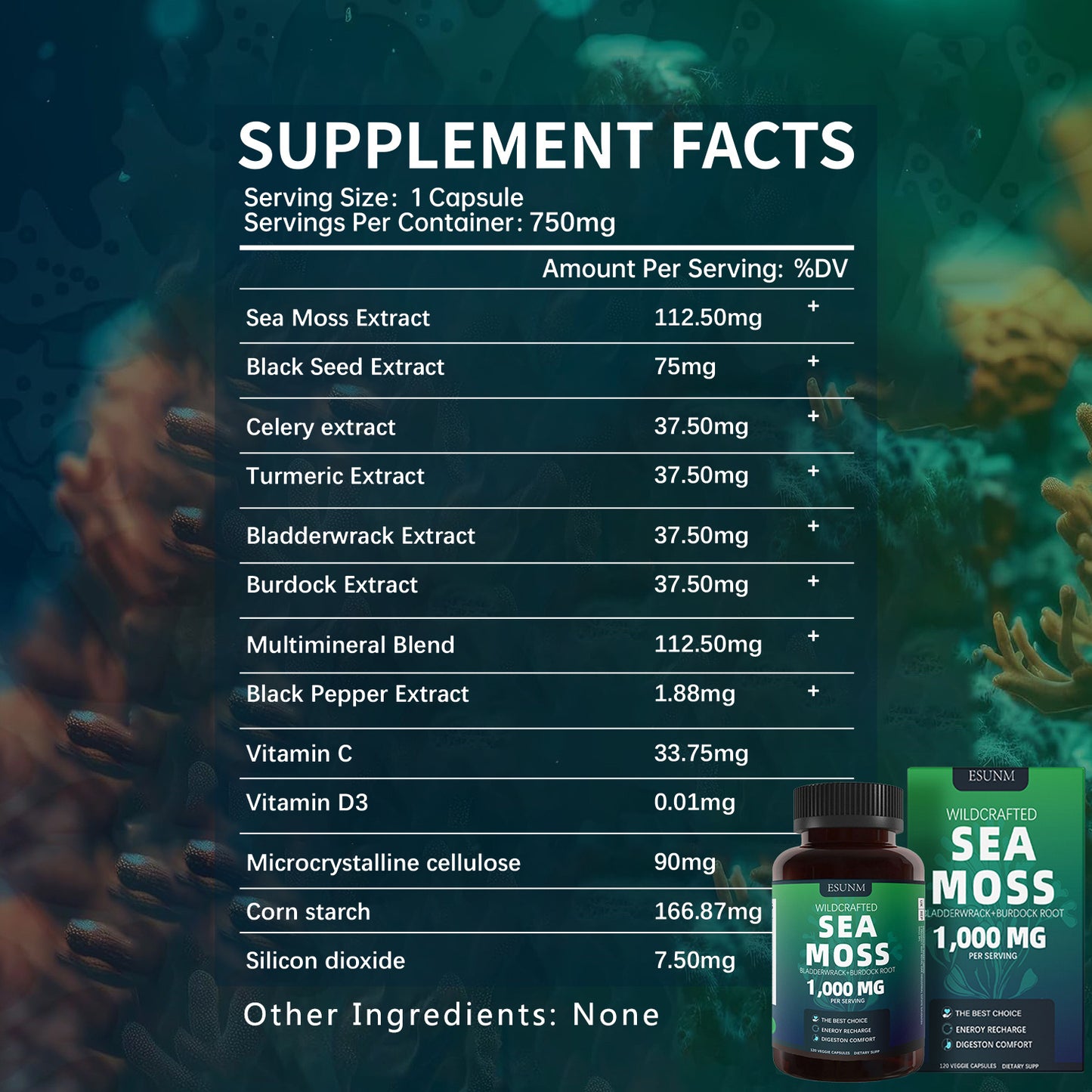 Seaweed Compound Vitamin Capsules