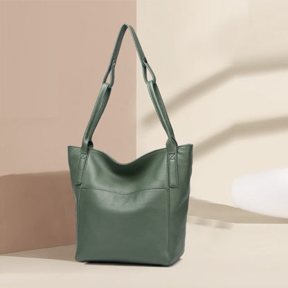 New Korean Style Simple Leather Women's Bag