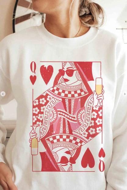 European And American Loose Casual Poker Mid-length Sweater Women