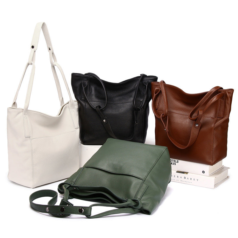 New Korean Style Simple Leather Women's Bag