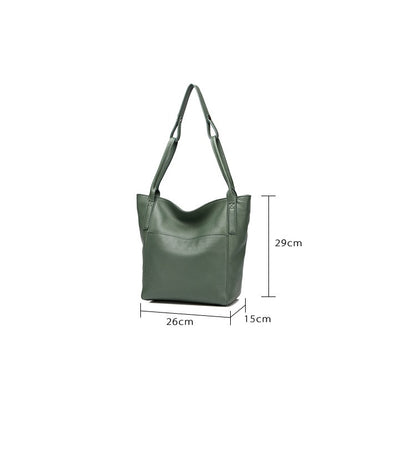 New Korean Style Simple Leather Women's Bag