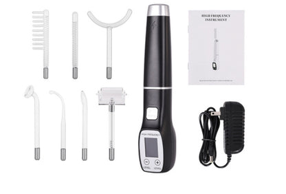 High Wave Electrotherapy Rod Enhanced Version With Screen Display Seven-piece