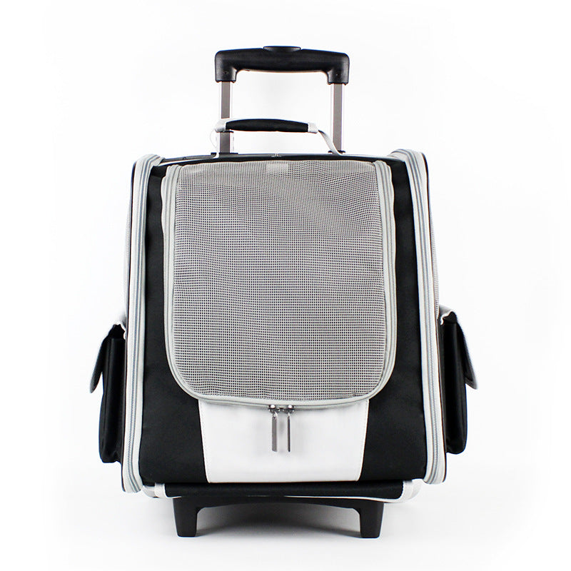 New Outing Backpack Breathable Pet Trolley Case