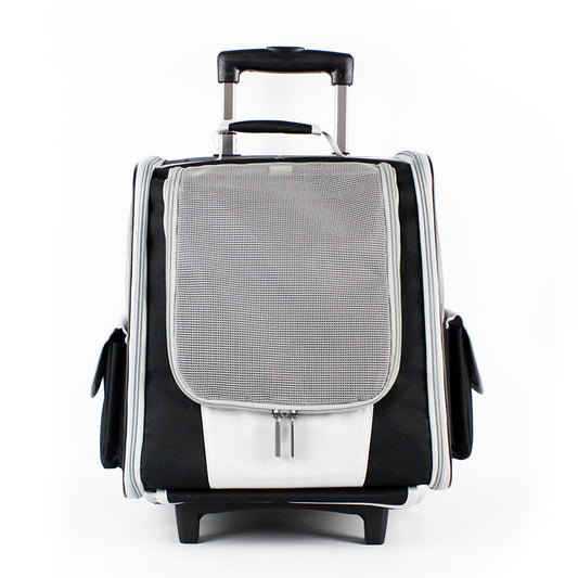 New Outing Backpack Breathable Pet Trolley Case