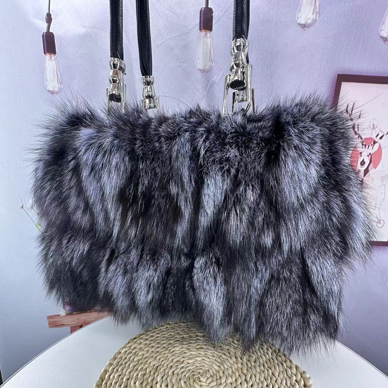 Autumn And Winter Fox Fur Bag Women