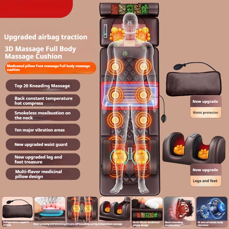 Full Body Lying Mattress Cervical Massage Device